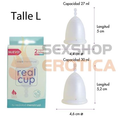 Kit de copas menstruales Large